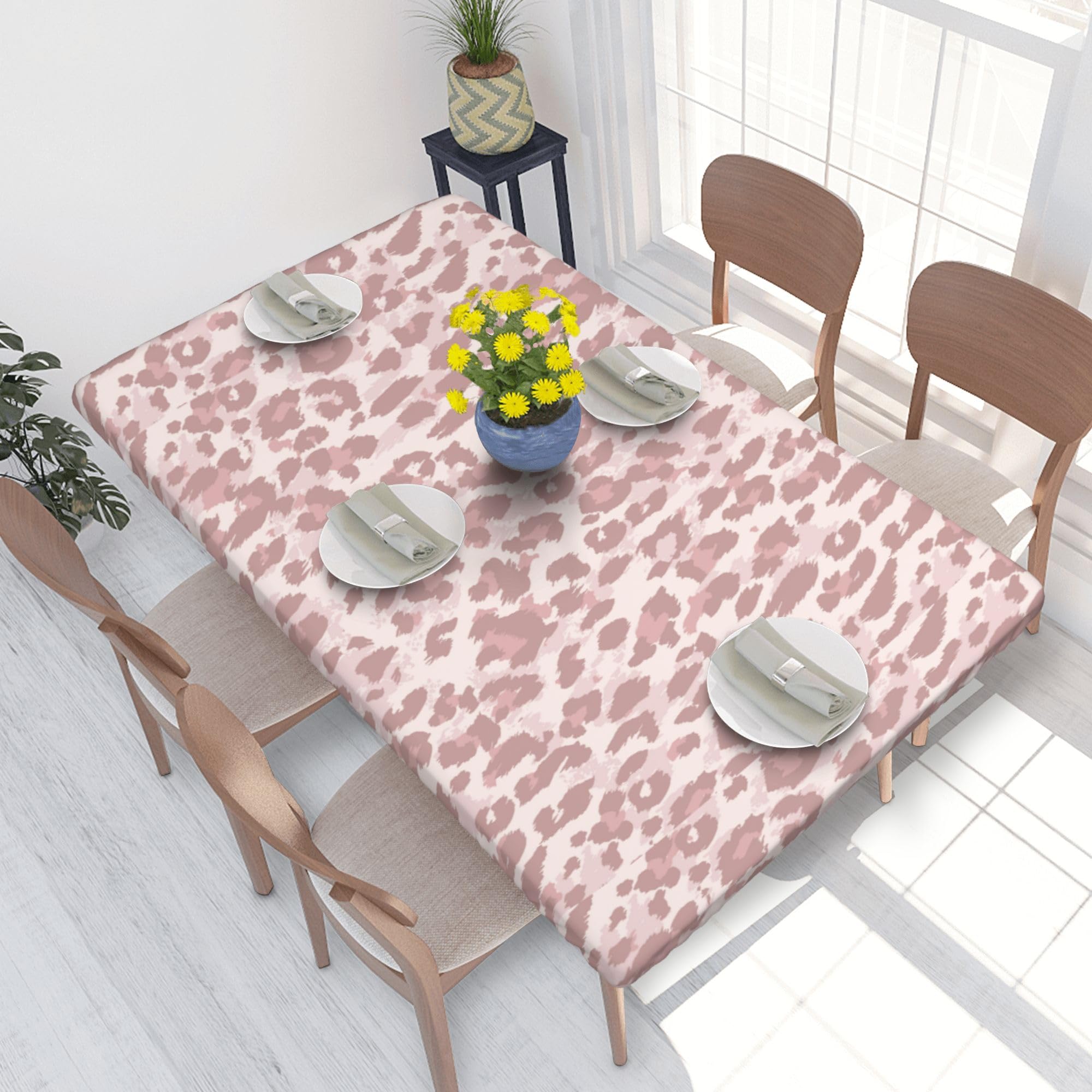 Nappe extensible 122 cm rectangulaire imperméable et résistante à l'huile