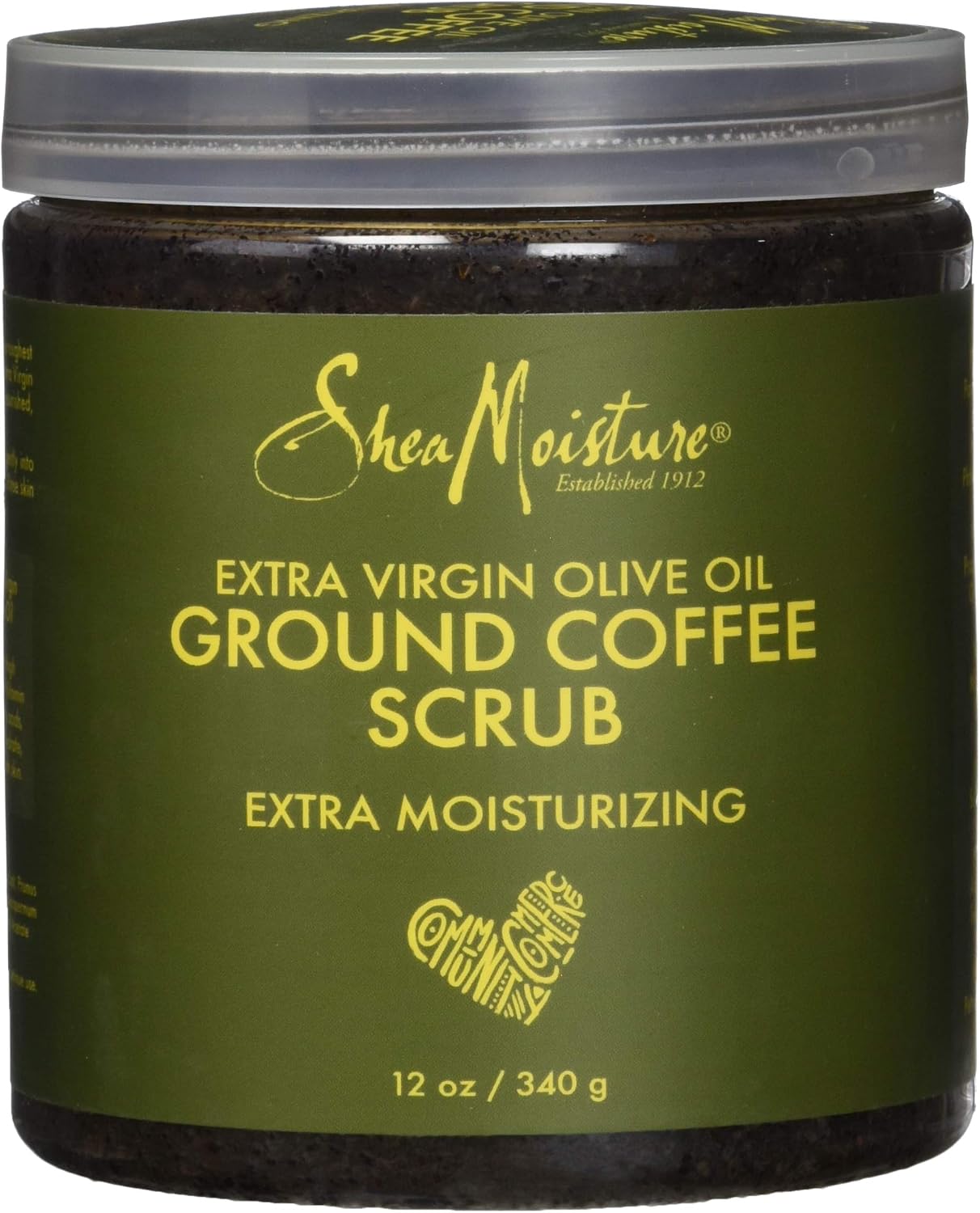 SHEA MOISTURE Nem Zeytinyağlı Kahve Fırçası, 12 Ons