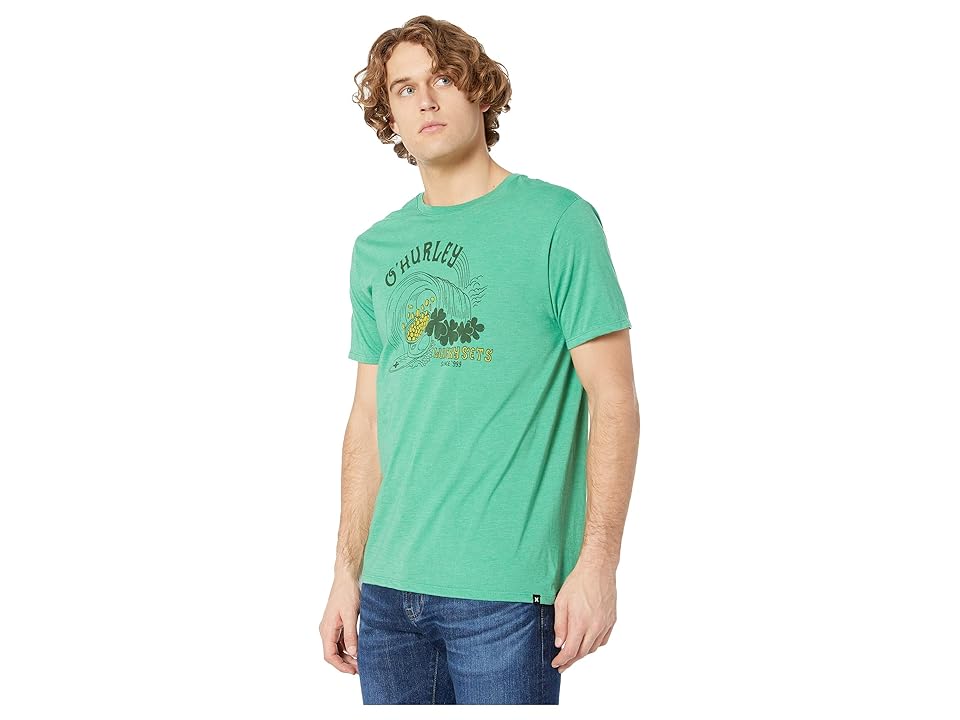 

Hurley Premium Lucky Sets Tee (Gym Green Heather) Men's Swimwear