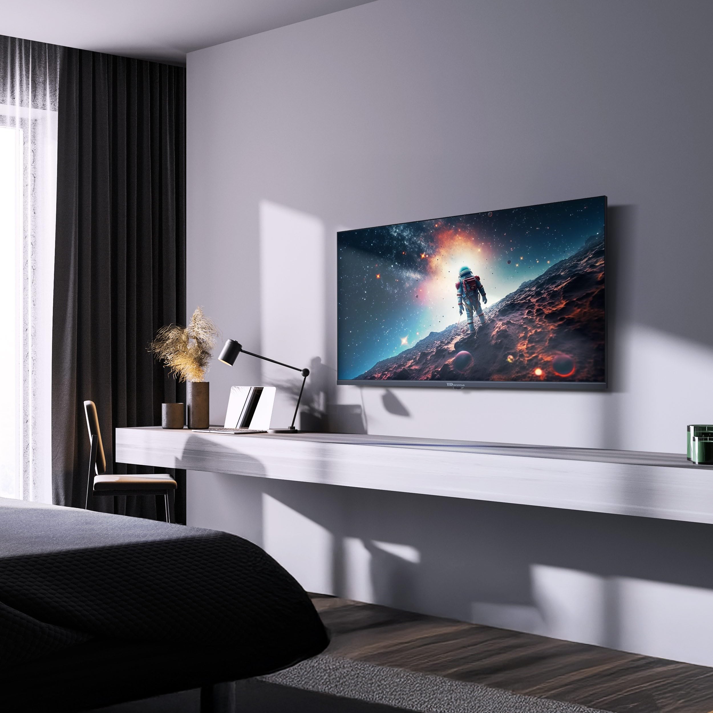 TD Systems - Televisor 40 Pulgadas Full HD no Smart TV, televisión TDT 2025, televisores con 3 años de garantía, 2X HDMI, USB Reproductor y Grabador - PRIME40K21F