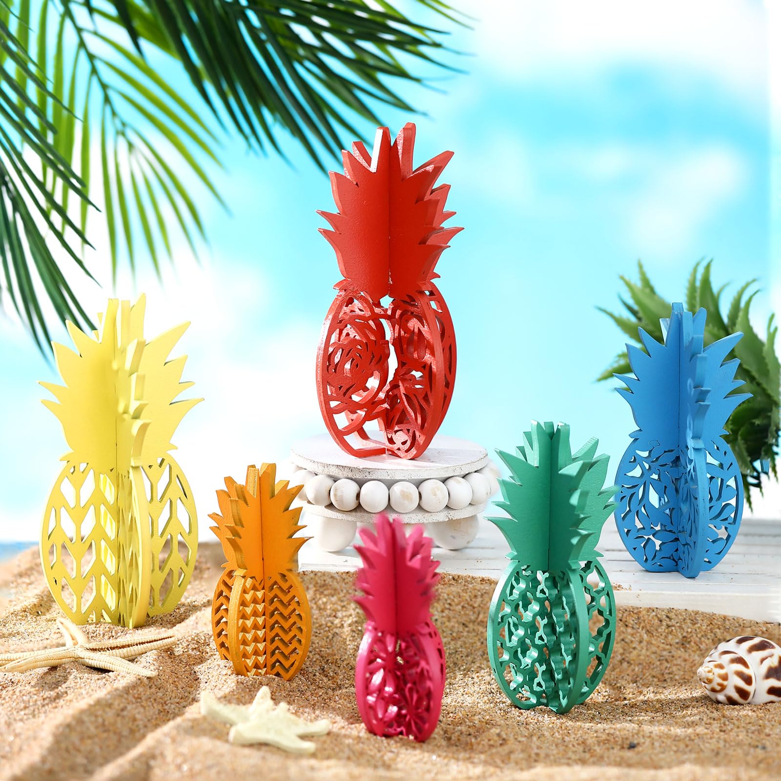 Amazon.com: Yalikop 6 Pcs Summer Pineapple Table Decorations