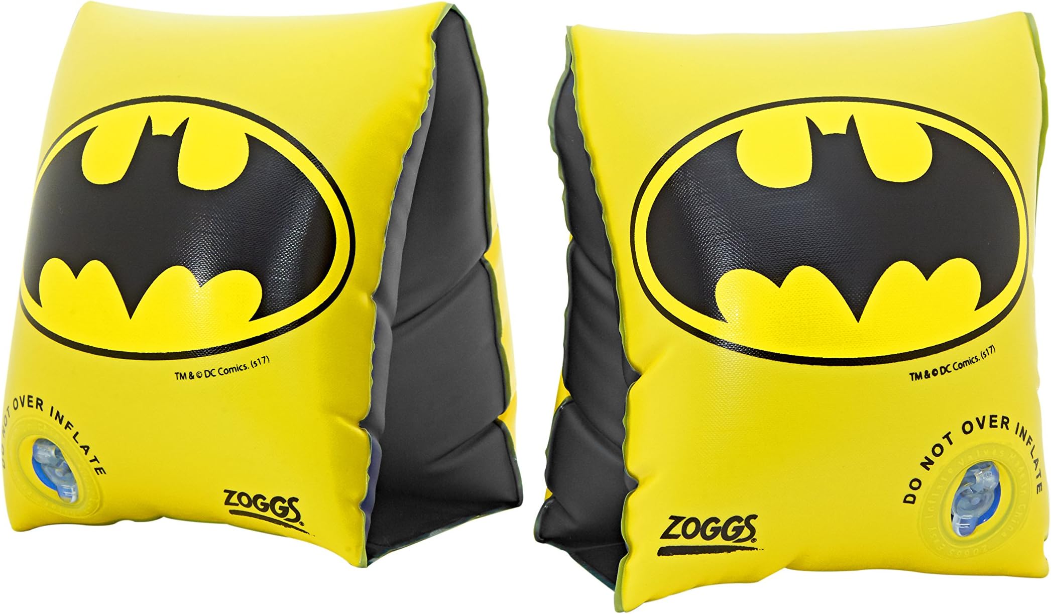 Kids' DC Super Heroes Inflatable Swimming Armbands, Batman, Wonder Woman, Superman (2-6 Years)