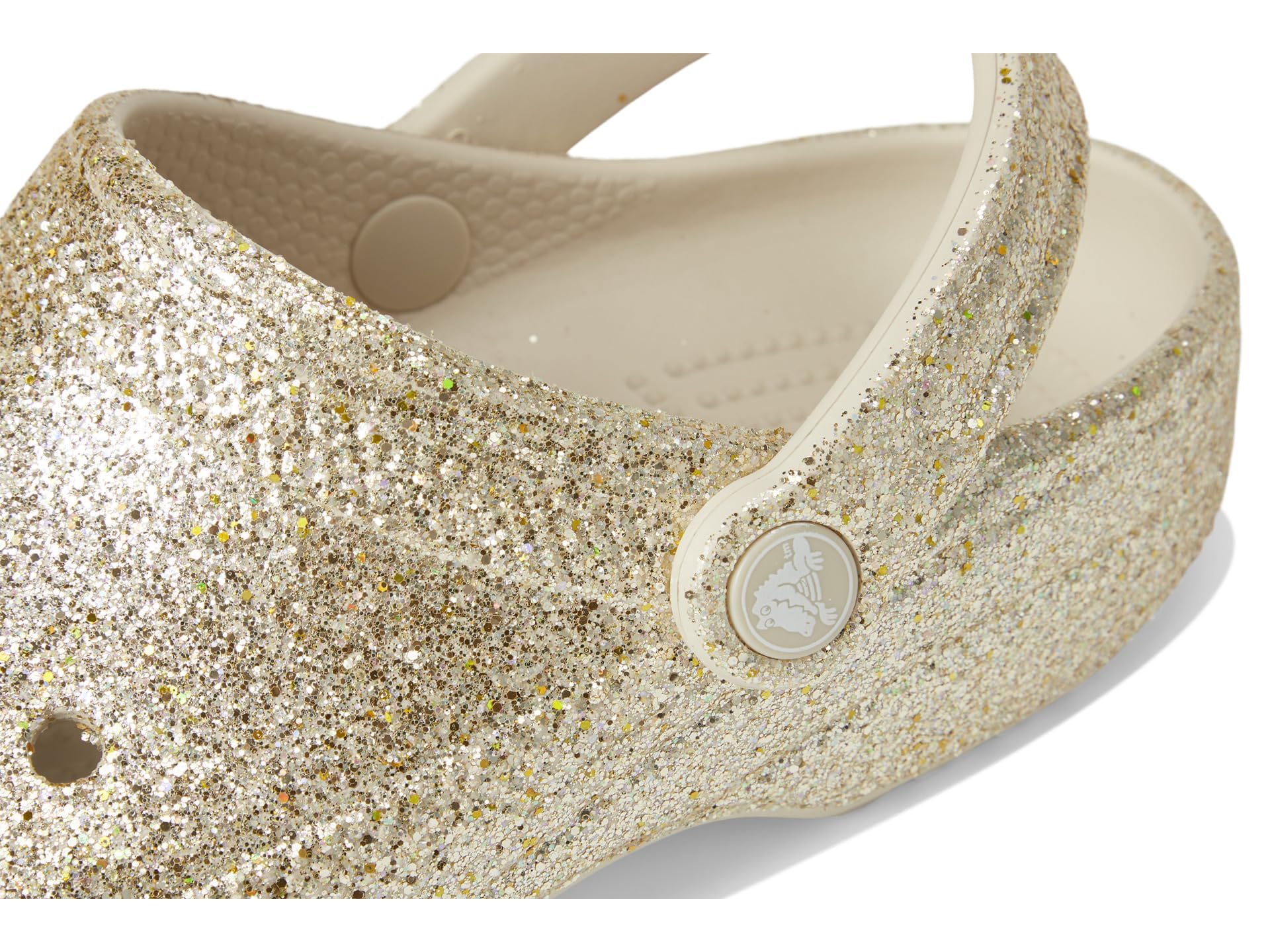 Crocs Mixte Enfant Classic Chunky Glitter Clog K Sabot