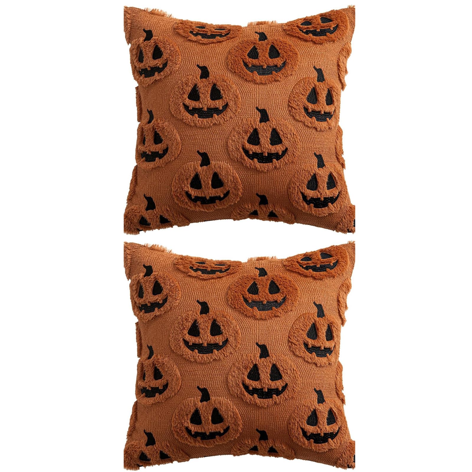 YWLUUOO Sturdy Plush Pumpkins Pillow Cover Safe for Kids Halloweens Home Decoration Accessories Halloweens Sheer Pillowcase