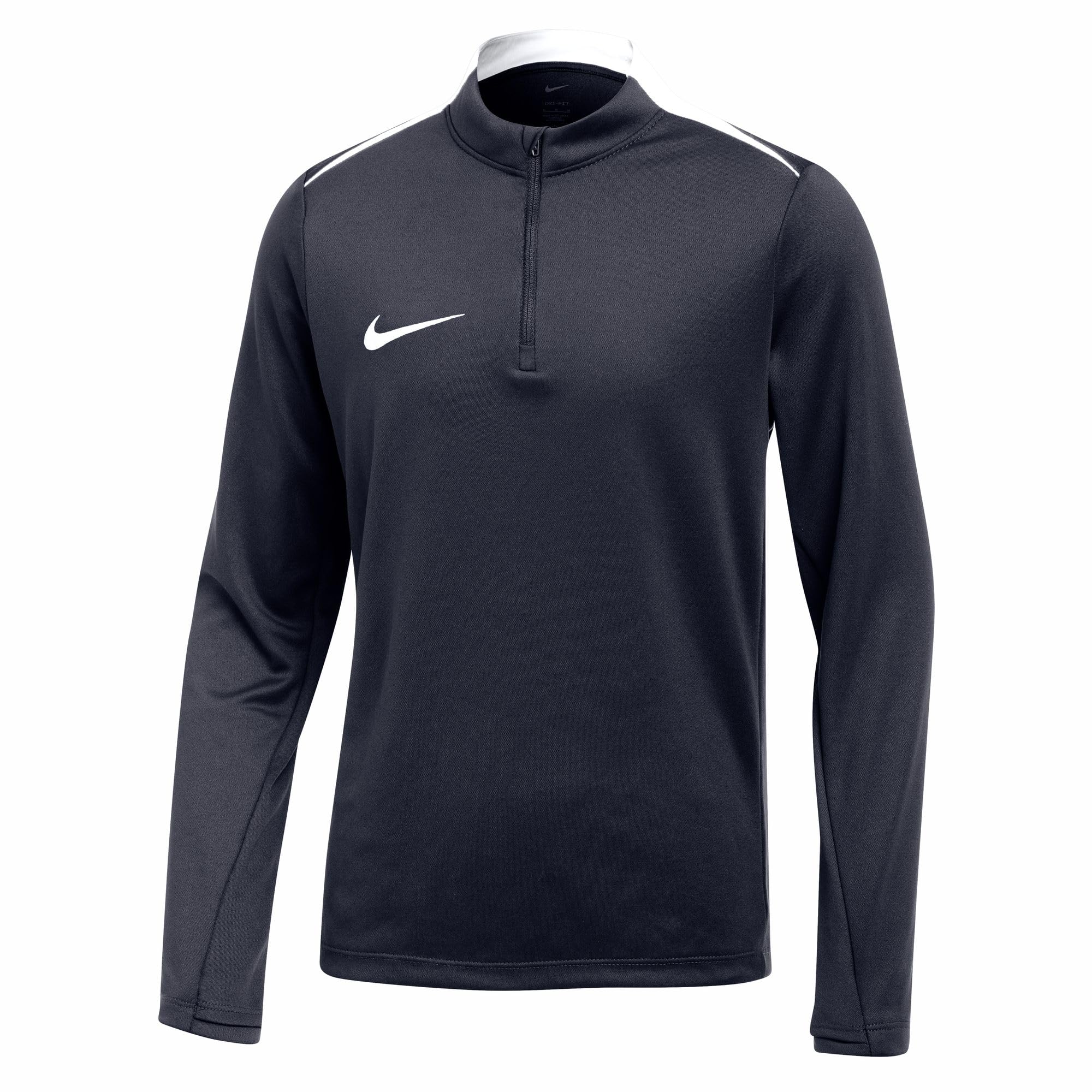 Nike Unisex Y Nk Df Acdpr24 Drill Top K T-Shirt, Obsidian/Obsidian/White/White, L UK
