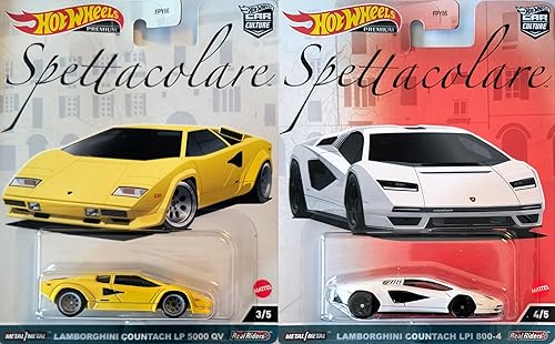 Hot Wheels Paquete Lamborghini Premium Real Riders 2 Car Set