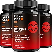 (3 Pack) Mars Men Plus - MarsMen Plus Supplement Natural Support Capsules, MarsMen Plus Vitamin Advanced Formula, Mars Man Plus Premium Multivitamin Overall Health Wellness, 180 Capsules for 3 Months