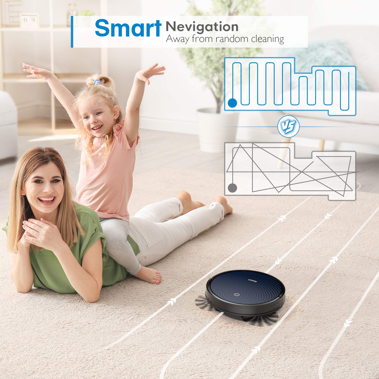 [新品.未使用] Robitロボット掃除機 R3000 2500pa Amazon.com - Robit Robot Vacuum R3000 High Suction 2500Pa Robot