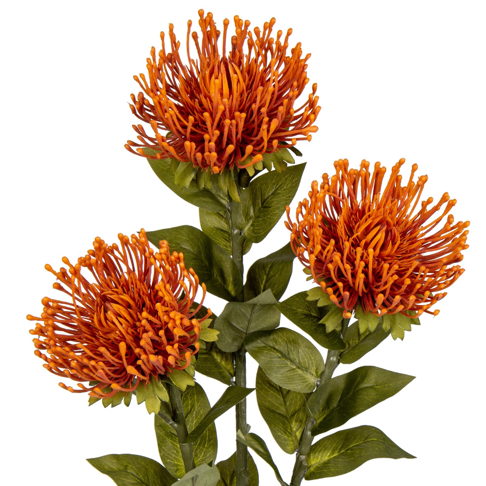 Amazon.com: 3Pcs Orange Artificial Fall Flowers Spider Mum