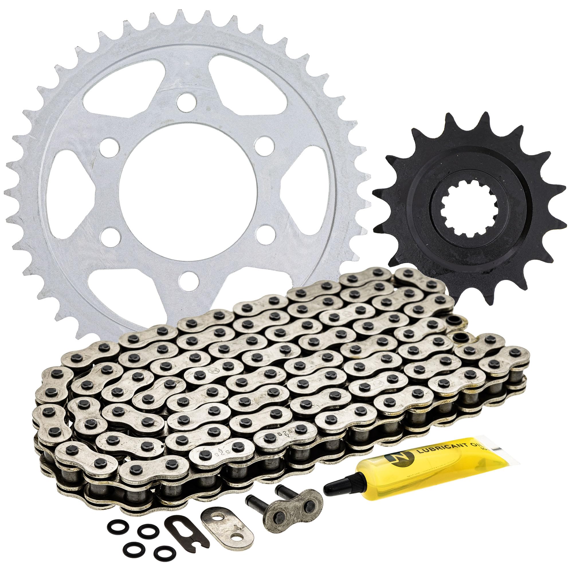 NICHE Drive Sprocket Chain Combo For Kawasaki Ninja ZX9R - 16T Front 41T Rear 525HZ 110 Links