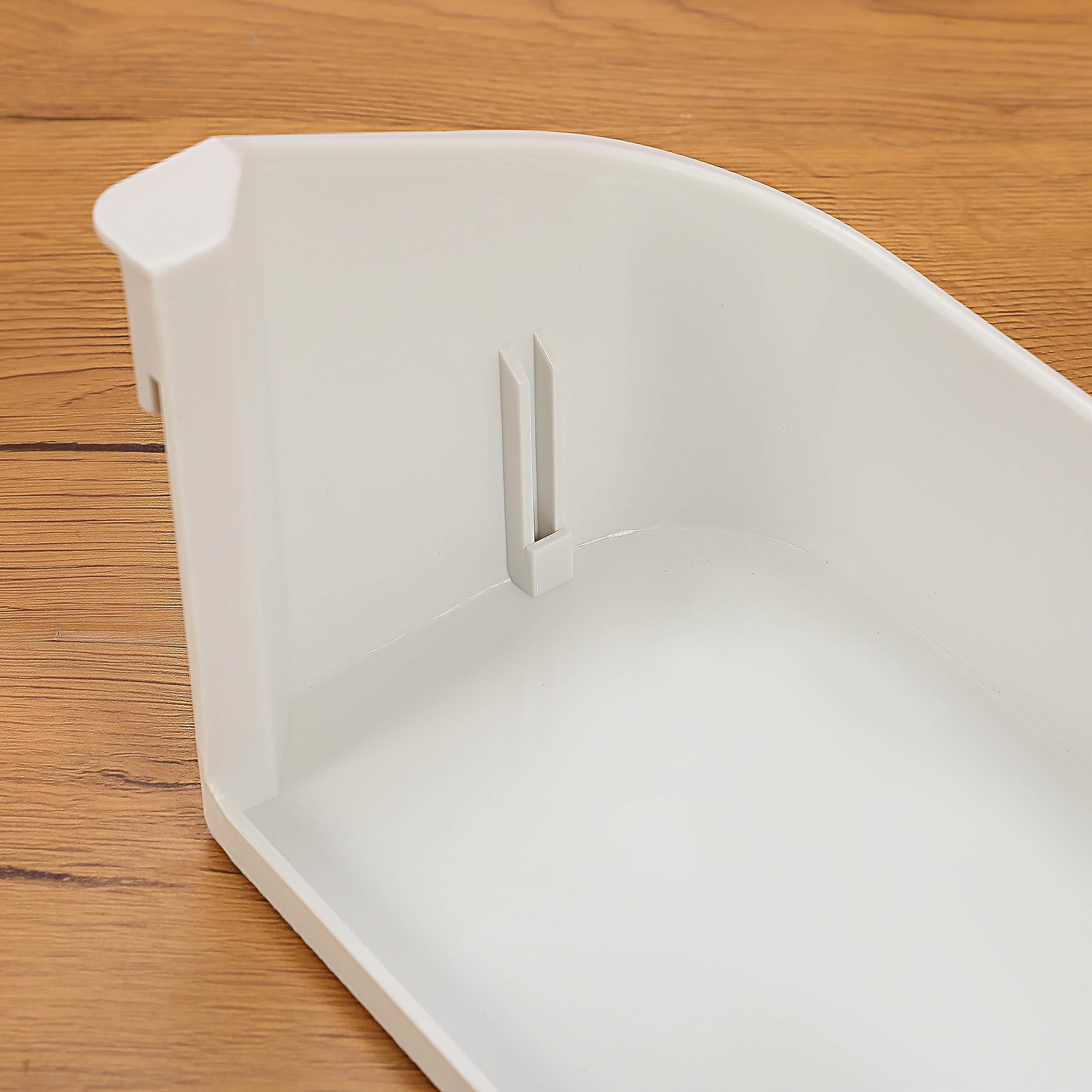 HECASA 29325760166 Zestaw półek na drzwi lodówki kompatybilny z lodówką Dometic i górnym i dolnym plastikiem ABS biała półka na drzwi kosz tylko na śmieci
