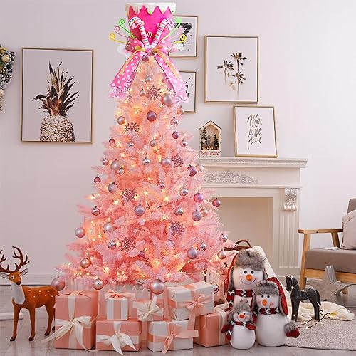 Miniatura 10 de Sombrero para decoración del árbol de Navidad, patas de elfo, decoración de árbol de Navidad con lazo, adornos de árbol de Navidad para decoración