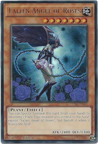 Yu-Gi-Oh. Fallen Angel de rosas (lc5d-en094) Colección Legendaria 5d 's Mega Pack 1st Edition Ultra Rare
