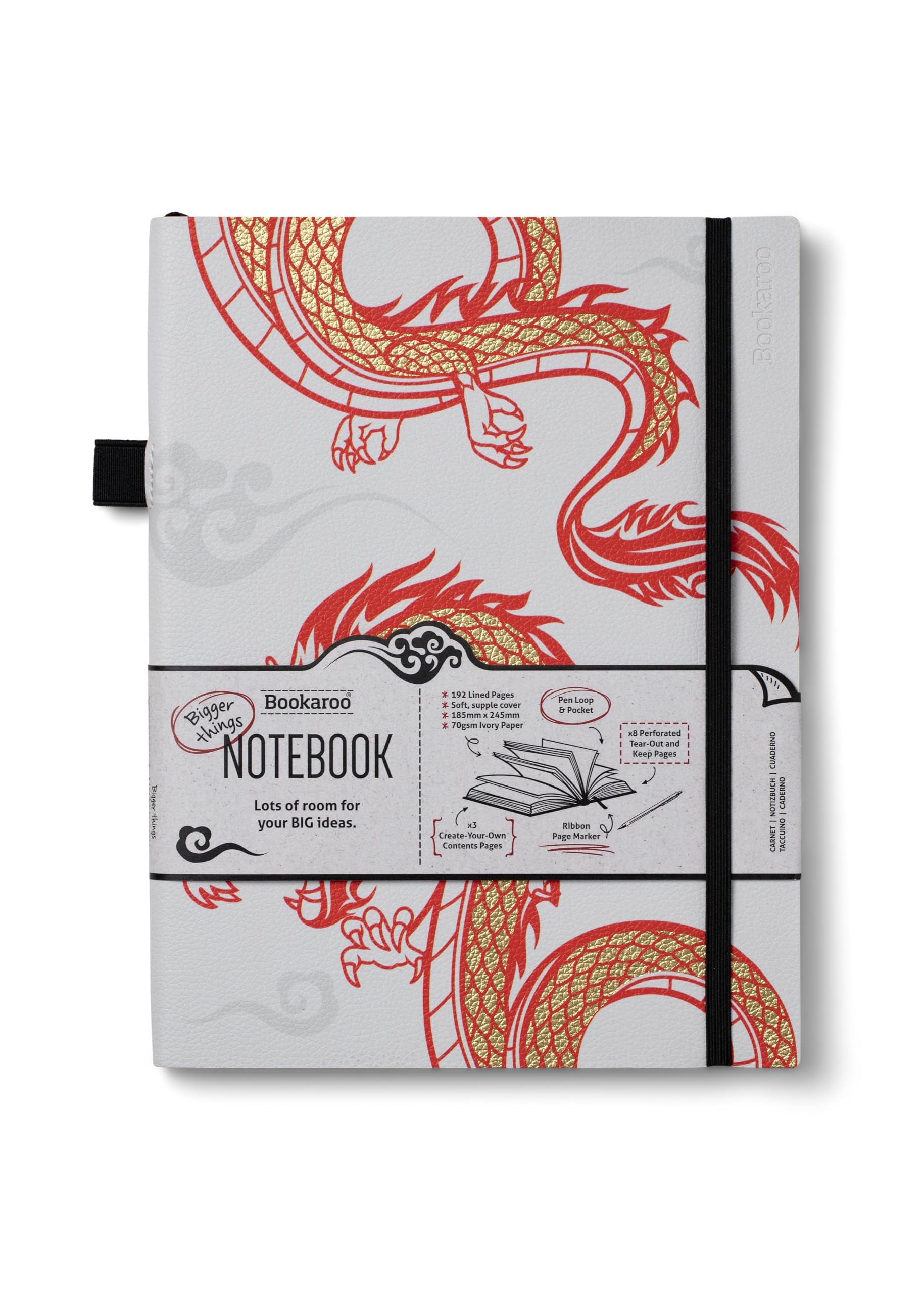 IF Bookaroo Bigger Things Notebook Journal - Warrior Dragon - Image 2