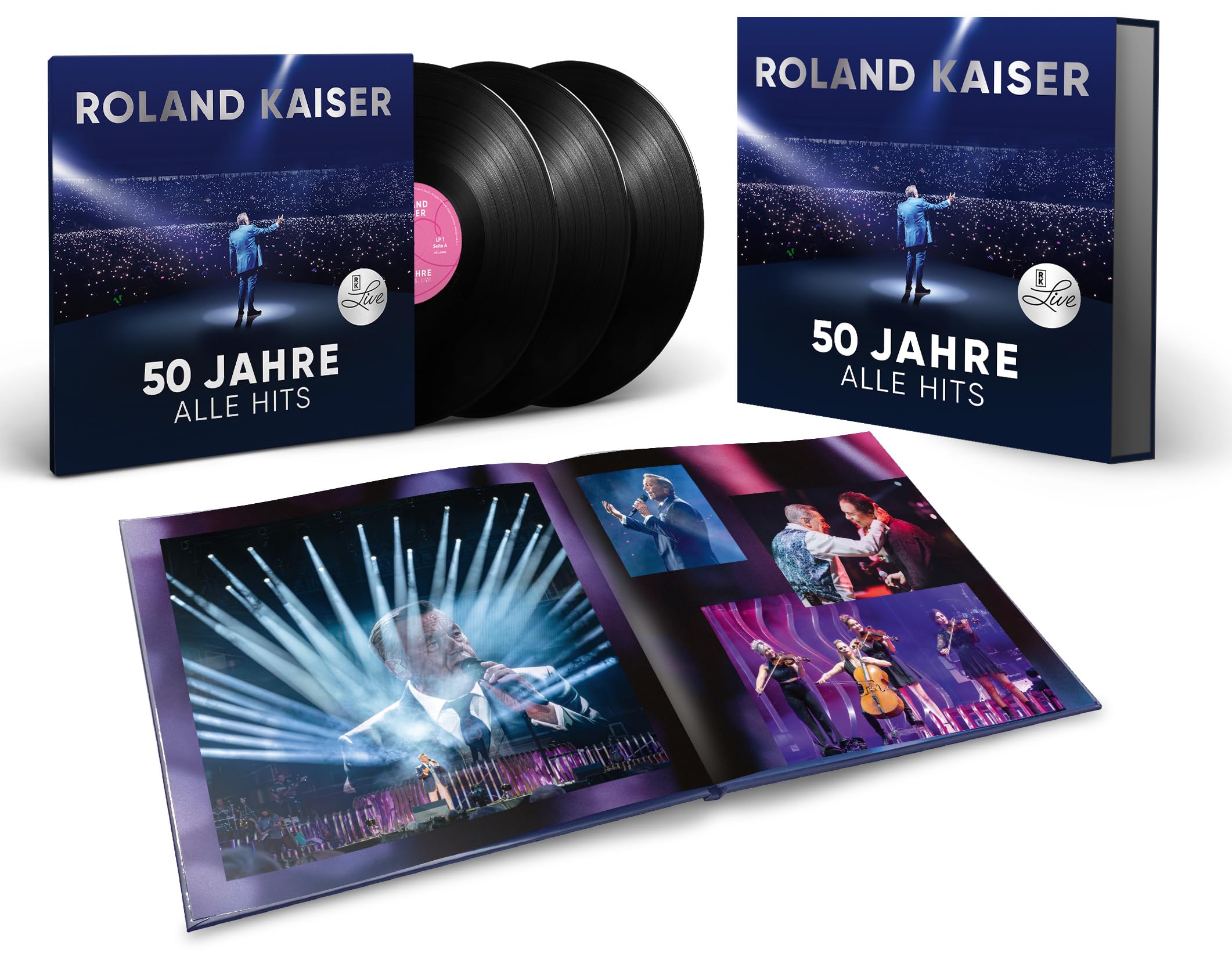 Ltd. 3lp: Roland Kaiser - 50 Jahre. Alle Hits.Live [VINYL]