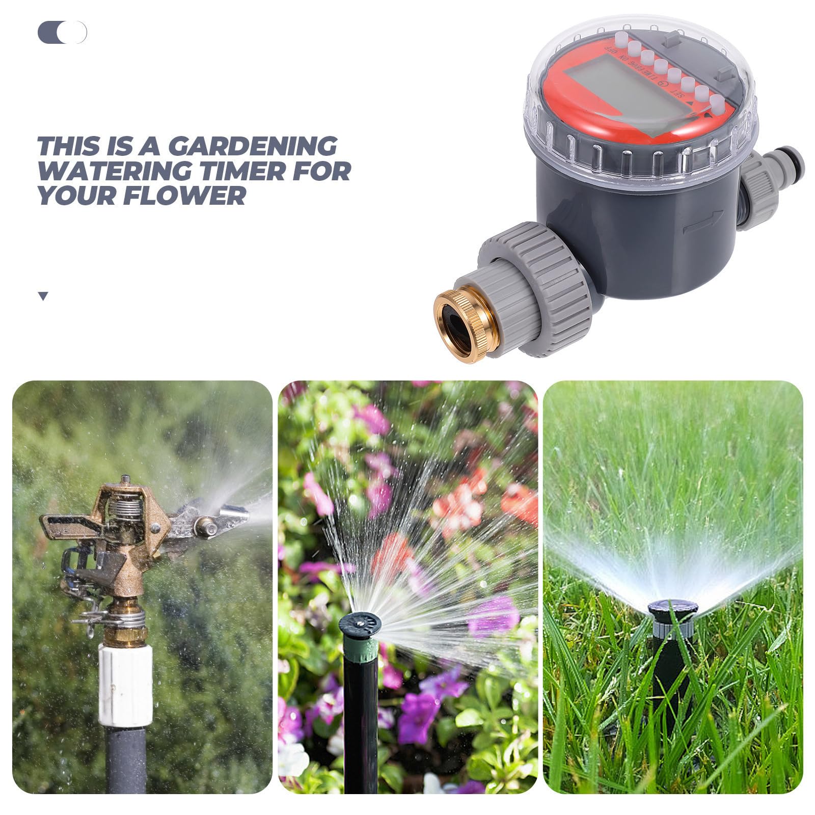 Temporizador de Riego Automático para Jardinería y Balcones Control Preciso