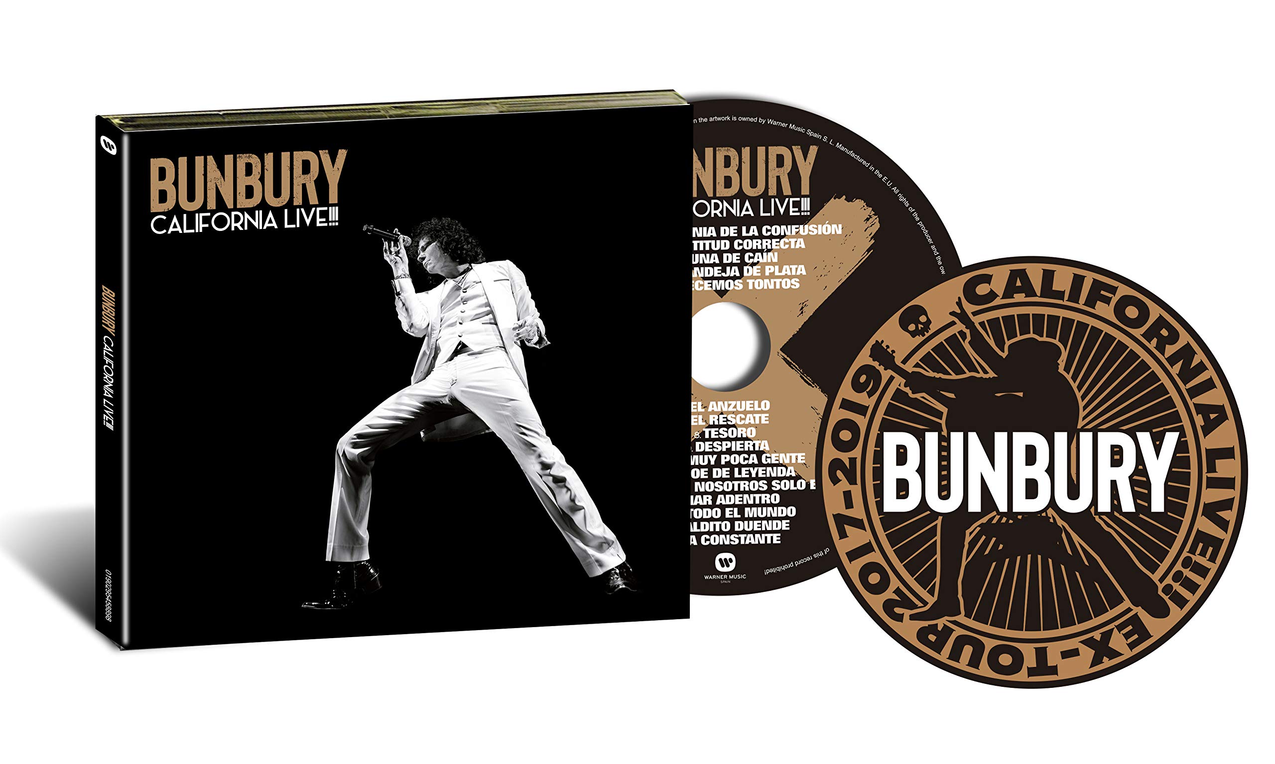 Enrique Bunbury - California Live!!! - CD+Patch