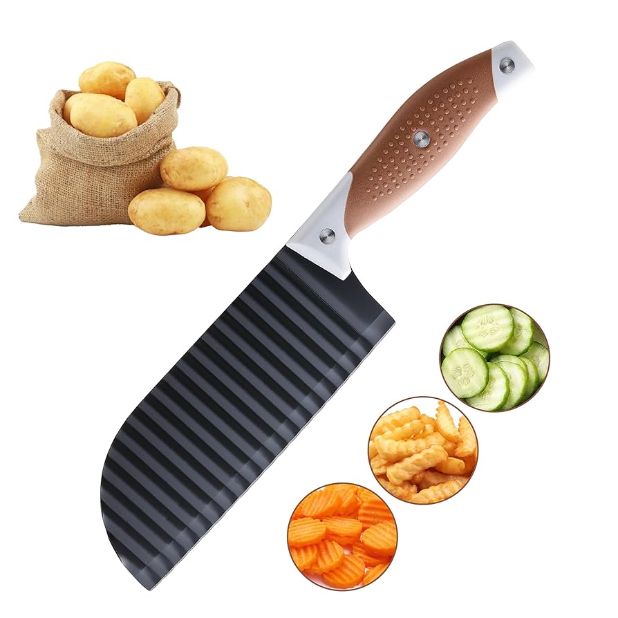 MAKOさんcrinkle crinkle crinklesheer boler Amazon.com: Crinkle Cutter for Veggies, OLULU Crinkle Cut