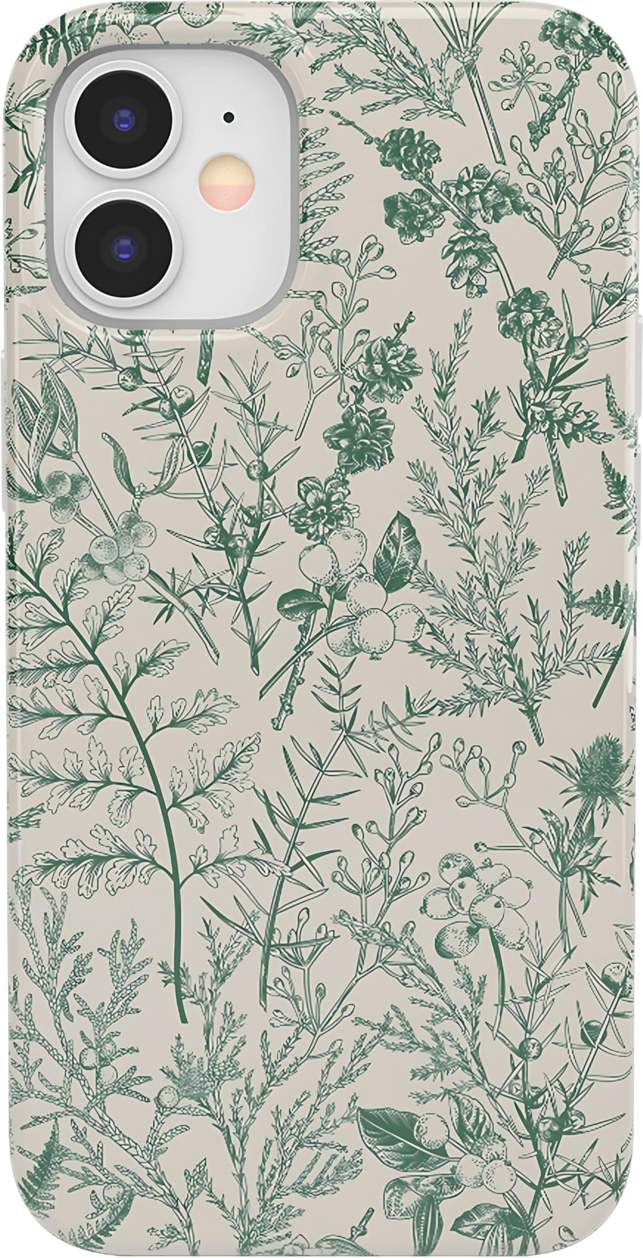 Casely iPhone 11 Case | Sage Garden | Green Floral | Classic Ultra Slim Design