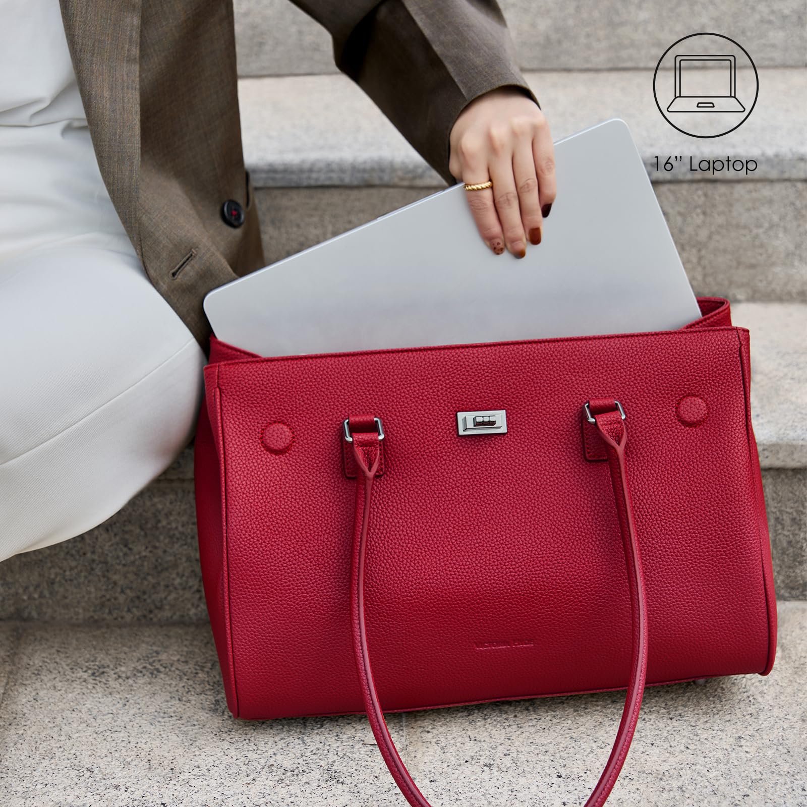 VICTORIA HYDE Bolso de mano para mujer, grande, elegante, bolso de asa, bolso de mano de trabajo