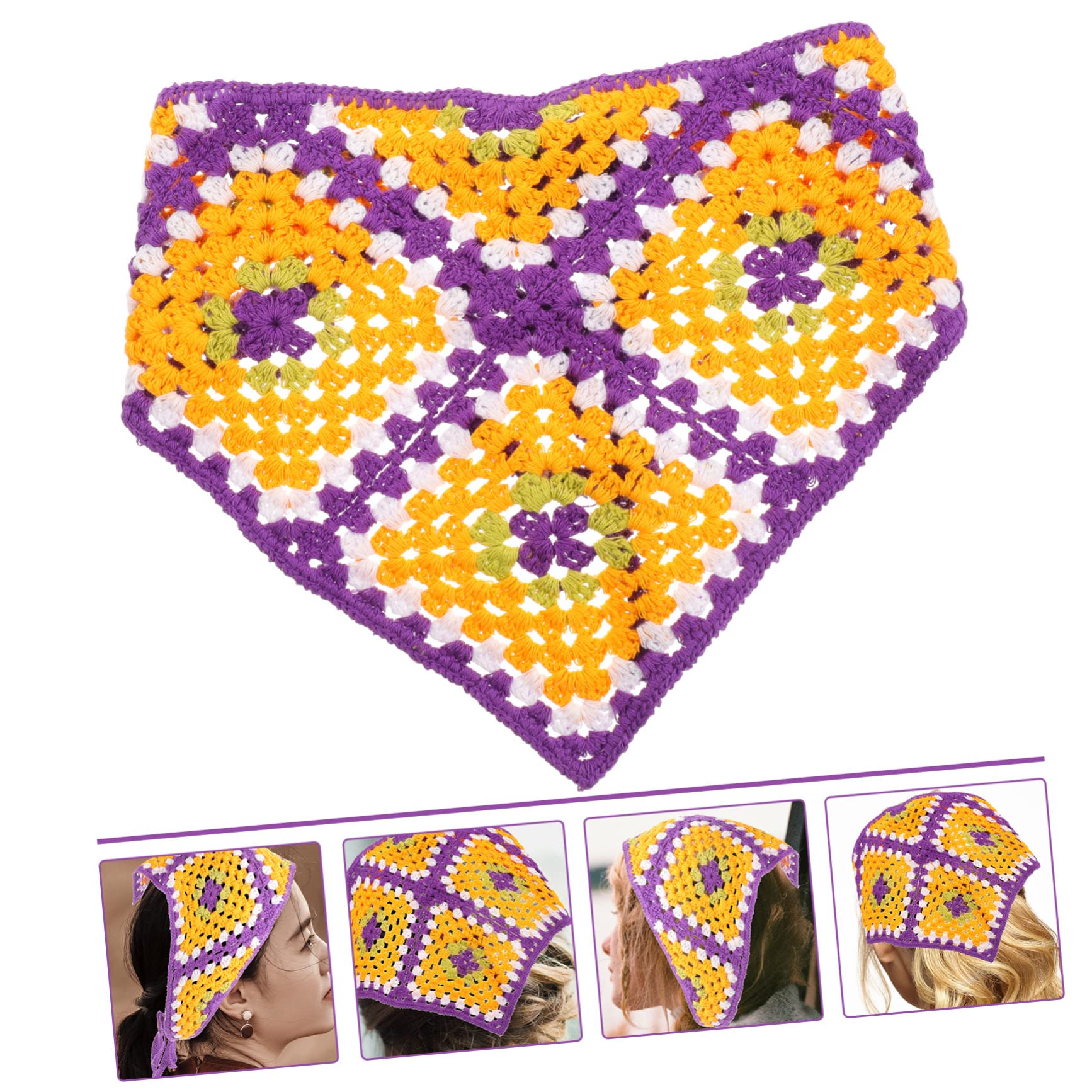 DOITOOL 5pezzi Fascia Bandana Per Donne Turbante Elegante Per Attività Quotidiane e Occasioni Speciali Comoda e Versatile Per Yoga Casa e Shopping