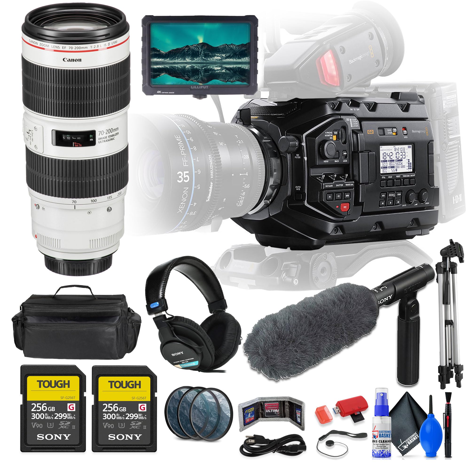 Amazon.com : Blackmagic Design URSA Mini Pro 4.6K G2 Camera Bundle