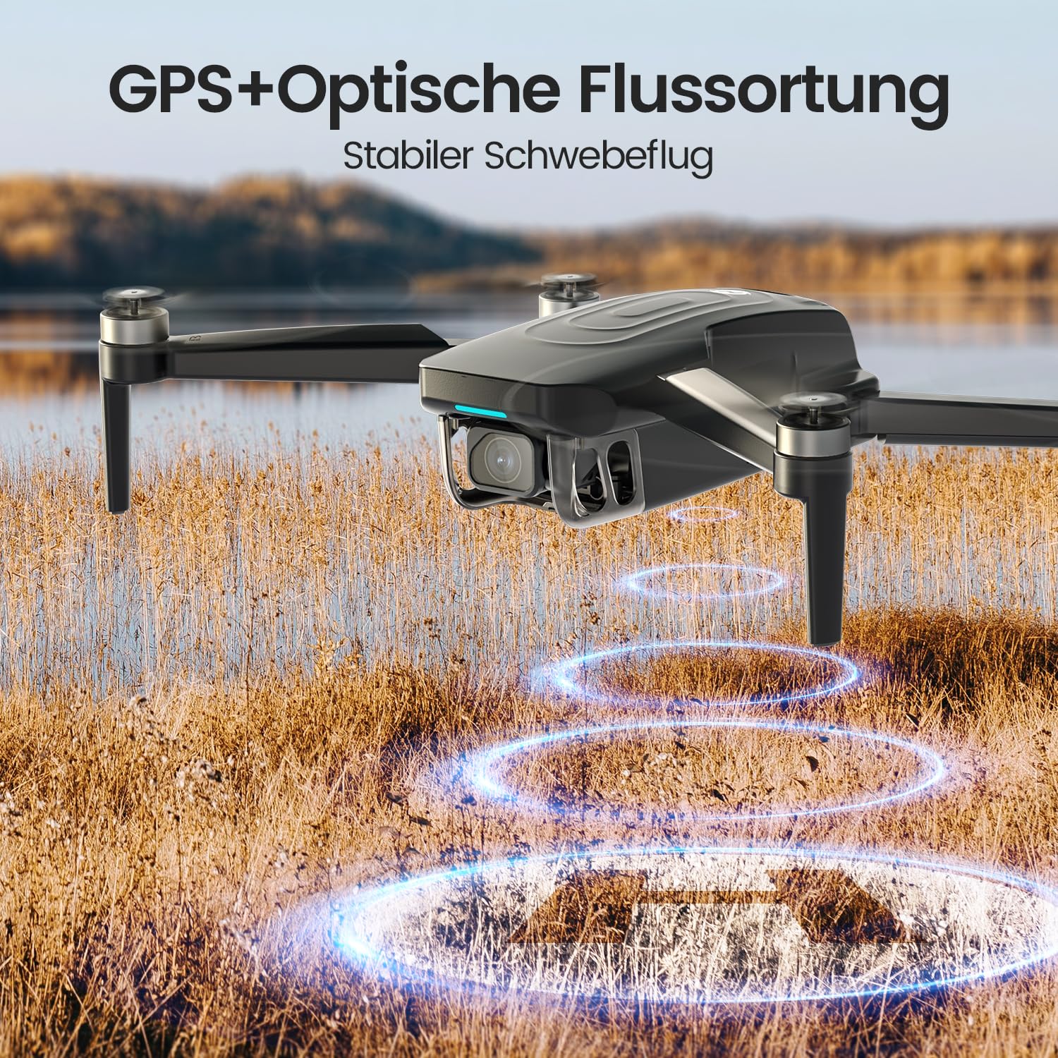 Holy Stone HS175G GPS Drohne mit 4K EIS Kamera für Erwachsene & Anfänger | 60 Min Flugzeit, Follow Me, Bürstenloser Motor, Kreisflug, unter 249g C0
