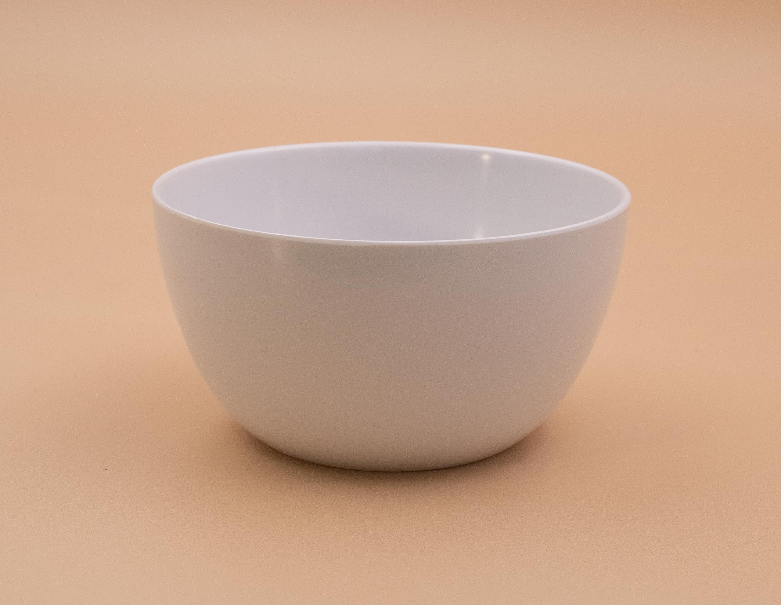 Dekorah 30 tazas sin asa de melamina, 400 ml al servicio, 680 ml por borde. Fabricado en Italia