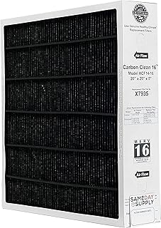 Lennox X7935 20x20x5 Healthy Climate Carbon-Clean MERV 16 Filter Bundle with Same Day Supply Filter Change Reminder Magnet (1-Pack)
