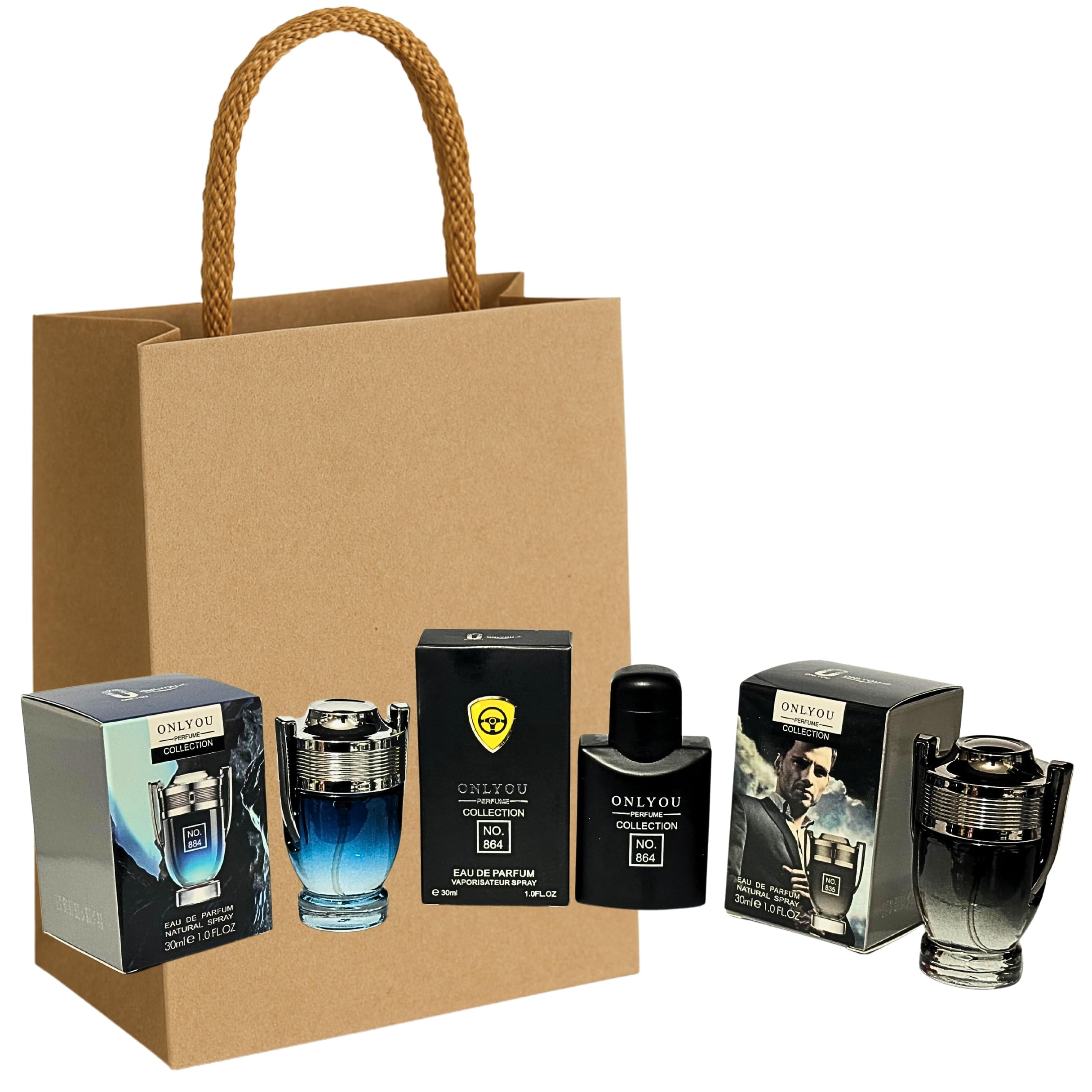 No. 884, No. 835 & No. 864 – Men's Perfume Set | Eau de Parfum (3