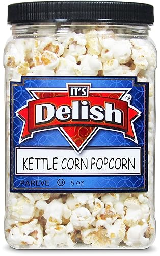 Miniatura 3 de It's Delish Palomitas de maíz gourmet para hervidor de maíz, contenedor jumbo  Palomitas de maíz dulces y saladas, bocadillos saludables de maíz pop