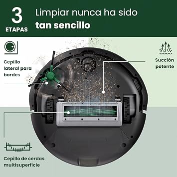 iRobot Roomba 104 Vac Robot Vacuum - Intense Power-Lifting Suction, Smart & Fast Home Mapping, Ideal for Pet Hair, LiDAR Navigation, Multi-Surface Cleaning, Cleans in Neat Rows, Self-Charging
