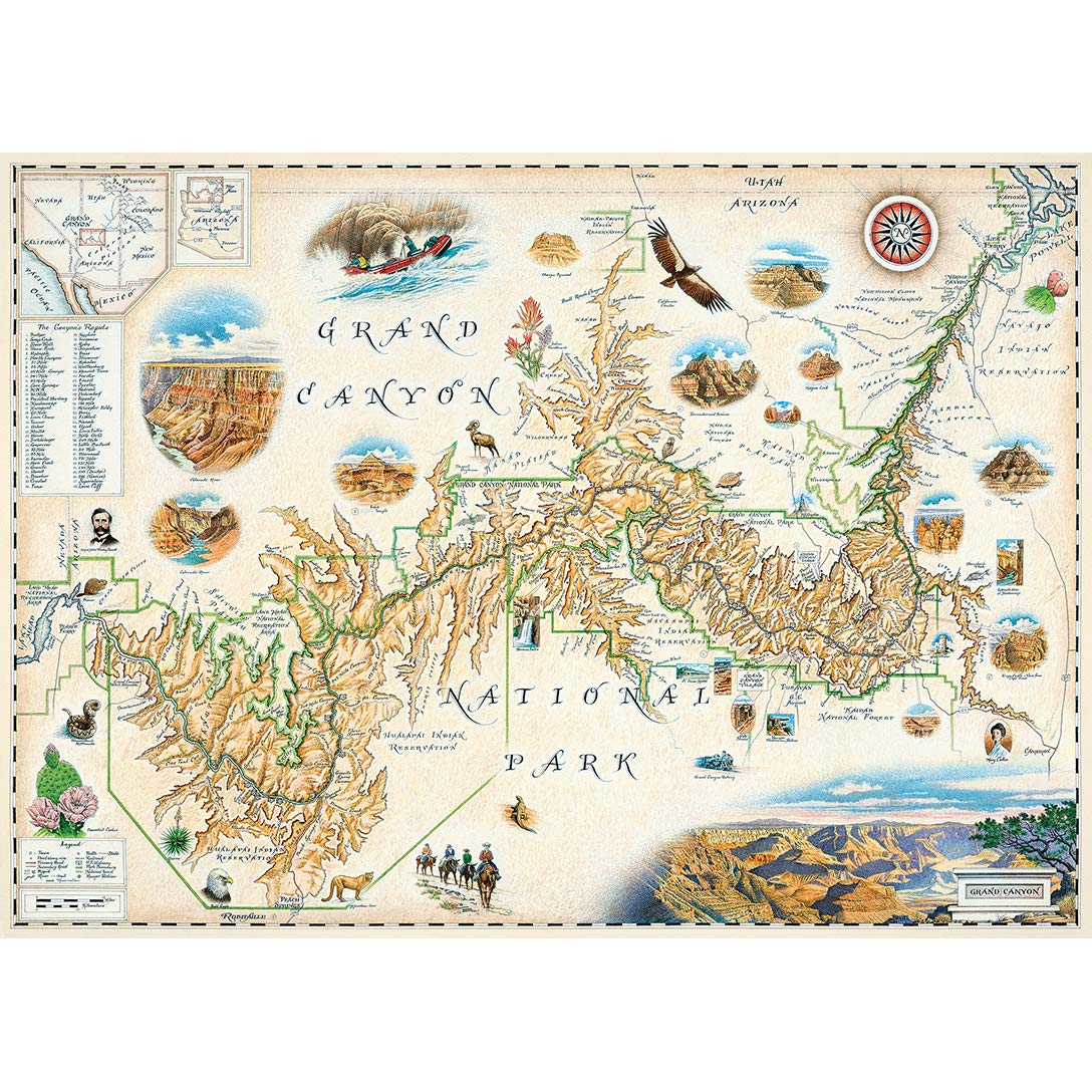 Amazon.com: MasterPieces Xplorer Maps 1000 Puzzles Collection