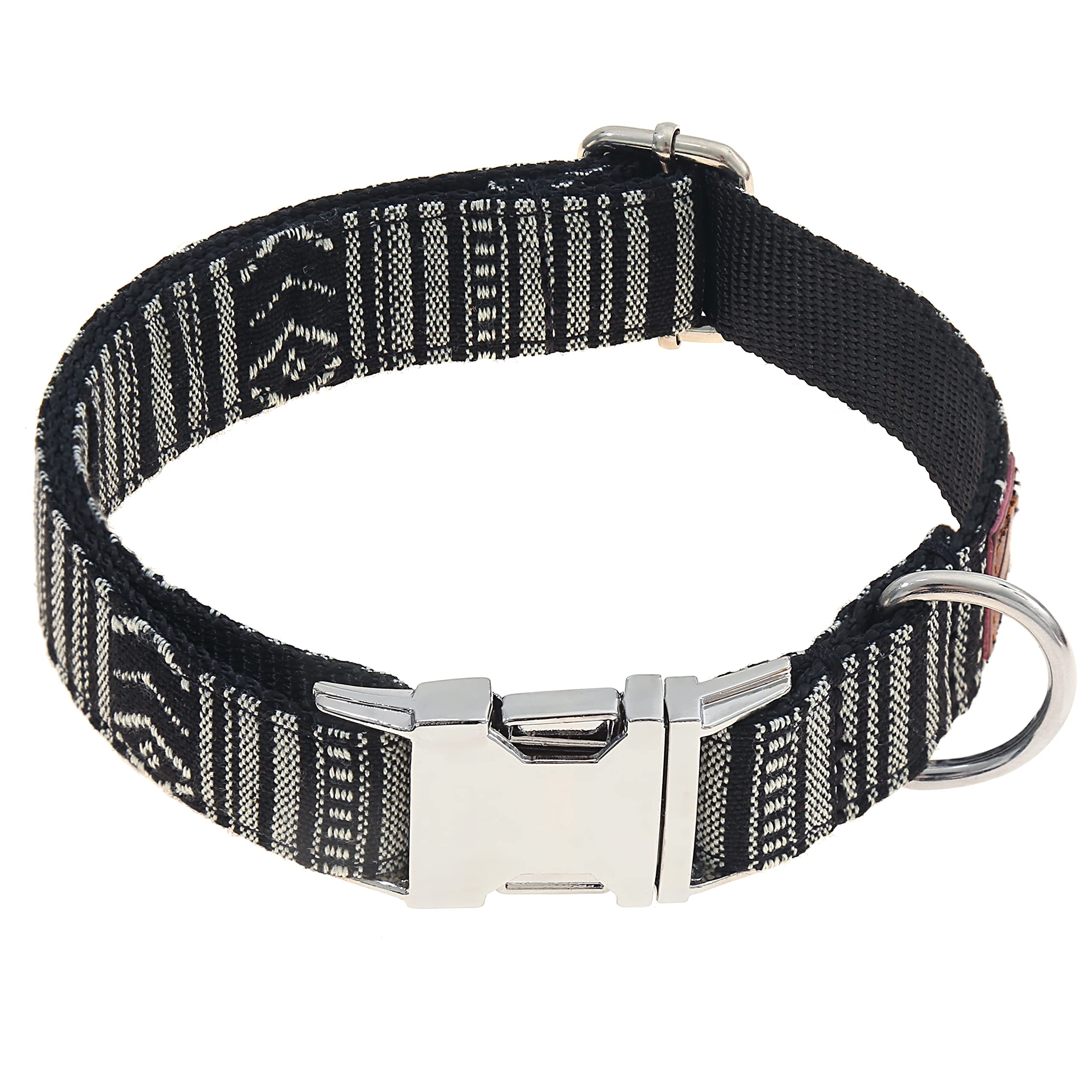 Made by Nami Boho Nylon Dog Collar with Matching Bracelet, Various Sizes Small & Large Dogs, Adjustable - Image 4