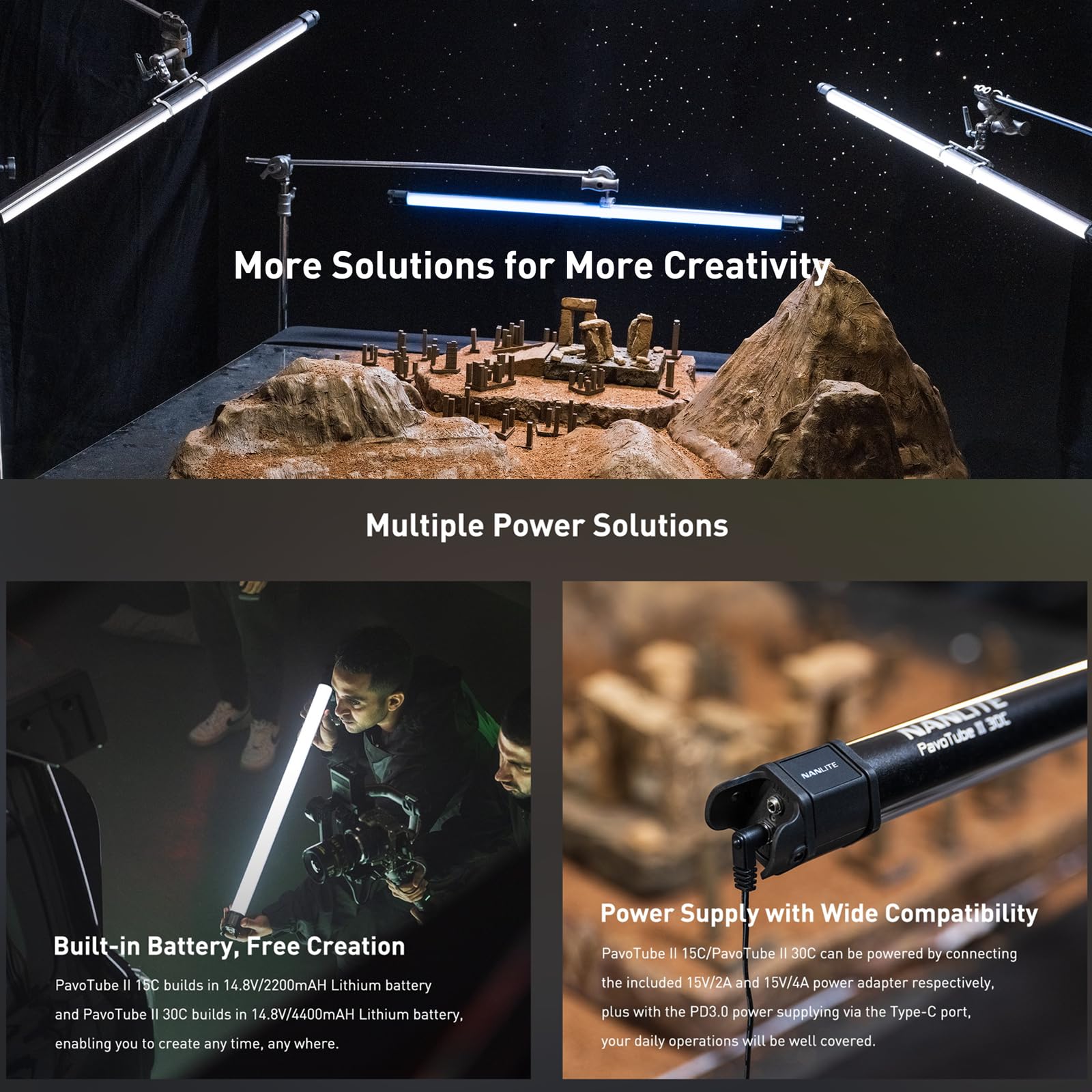 Amazon.com : NANLITE PavoTube II RGBWW LED Light Tube, Color