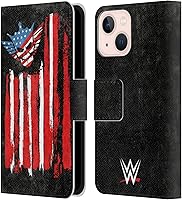 Vista 112 de Head Case Designs Officially Licensed WWE American Nightmare Flag Cody Rhodes Leather Wallet Case Compatible with Apple iPhone 7 Plus/iPhone 8 Plus
