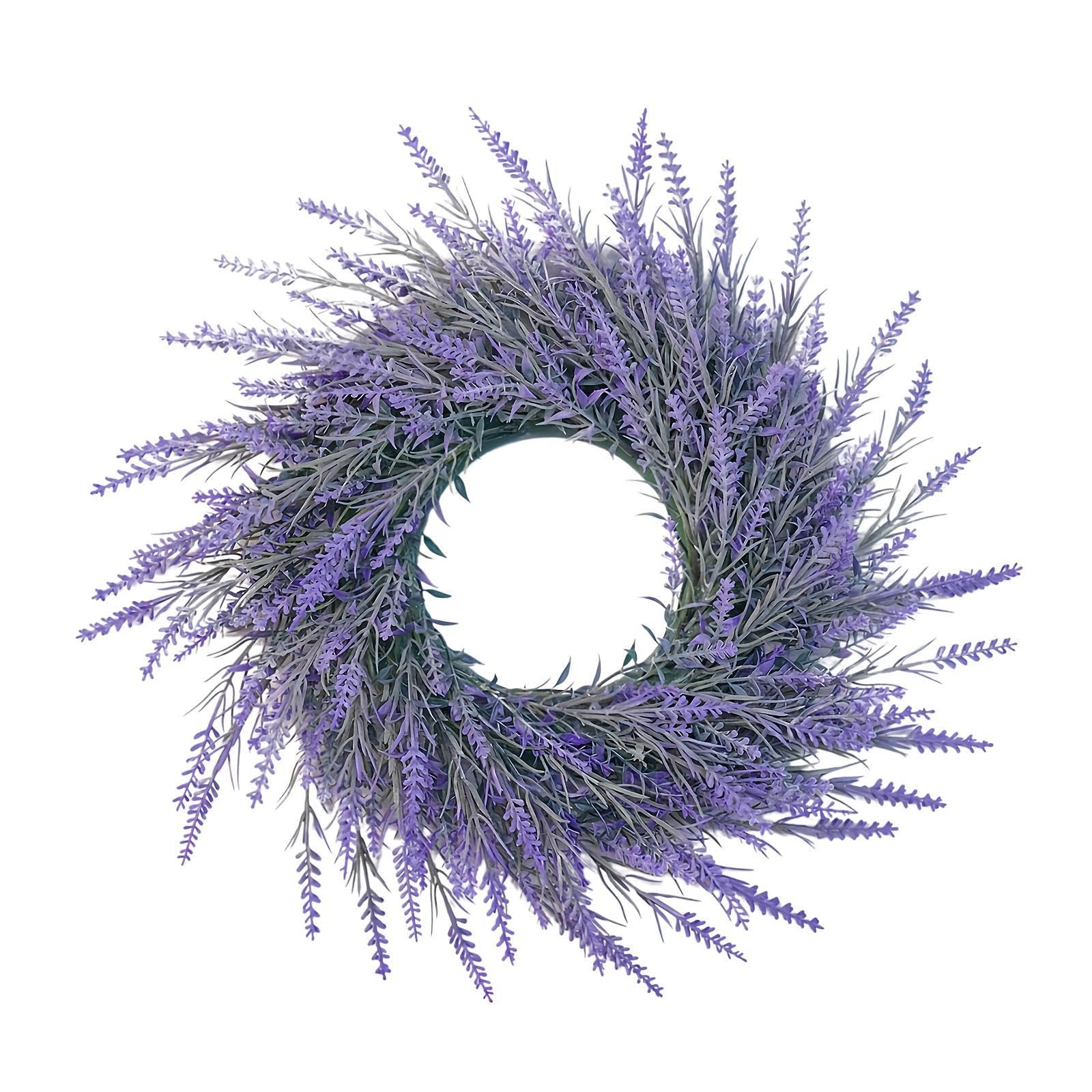 perfk Ghirlanda di Fiori Artificiali in 2 Pezzi, Ghirlanda Rotonda, Pratica E Versatile per La Decorazione Della Casa, Ideale per La Parete