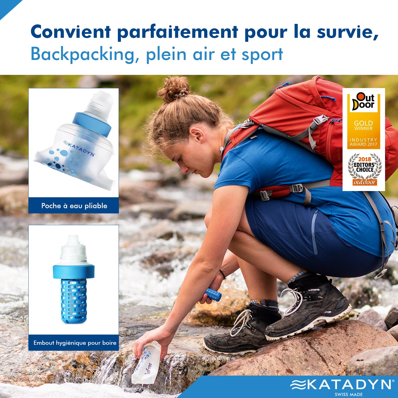 Katadyn Outdoor Wasserfilter BeFree 1 L