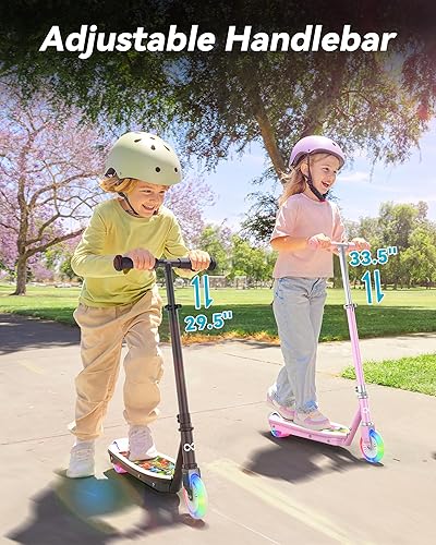 Miniatura 6 de Gyroor KS2 Kids Electric Scooter with LED Lights – Safe 5 MPH Speed, Foot Sensor Start, Adjustable Handlebar, Fast Charging, for Ages 6–12