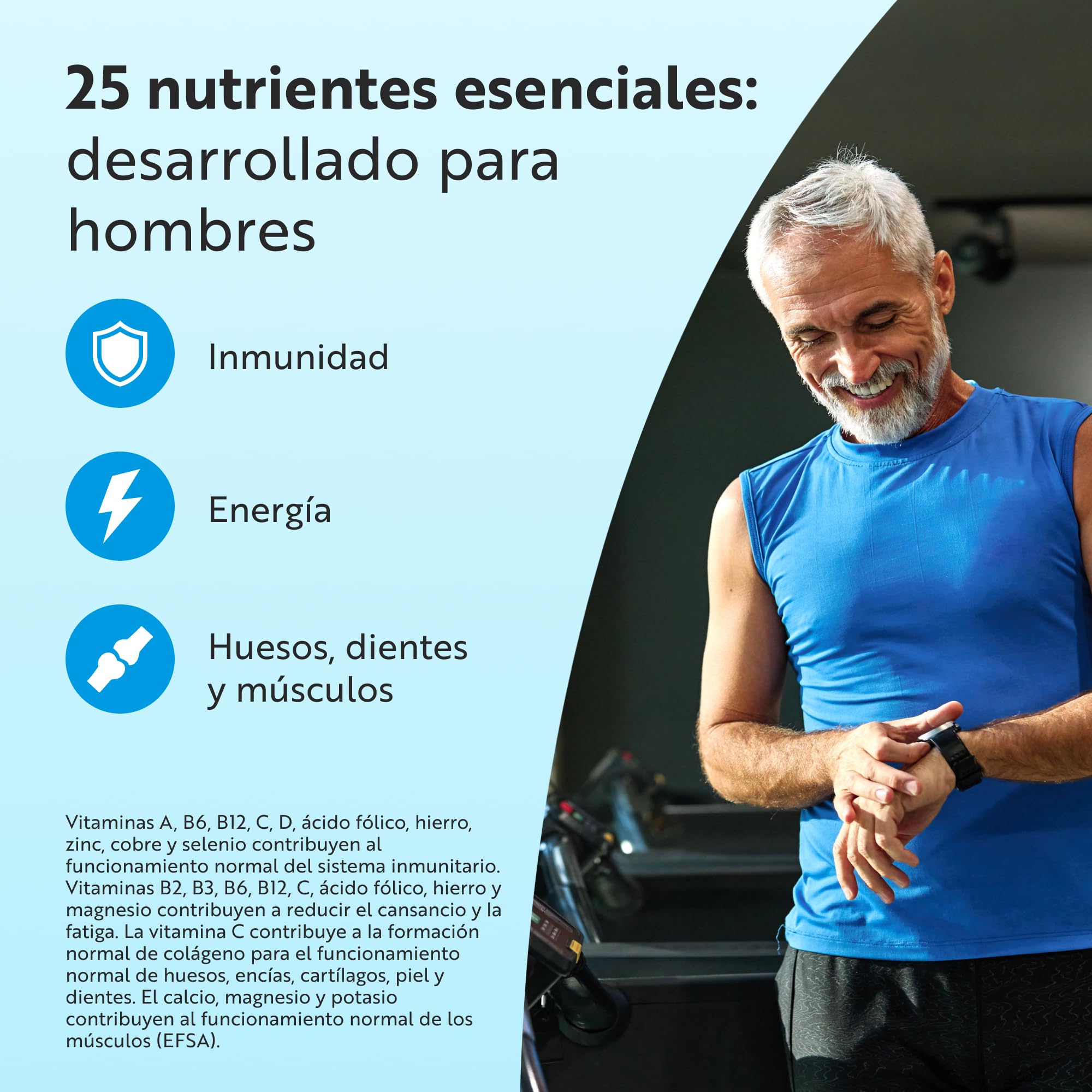 Nutravita Multivitaminas y Minerales Para Hombre - 180 Multivitaminico Tabletas - 25 Vitaminas y Minerales Esenciales - Vitaminas C, Maca y Panax Ginseng - Energía, Inmunidad, Huesos y Músculos