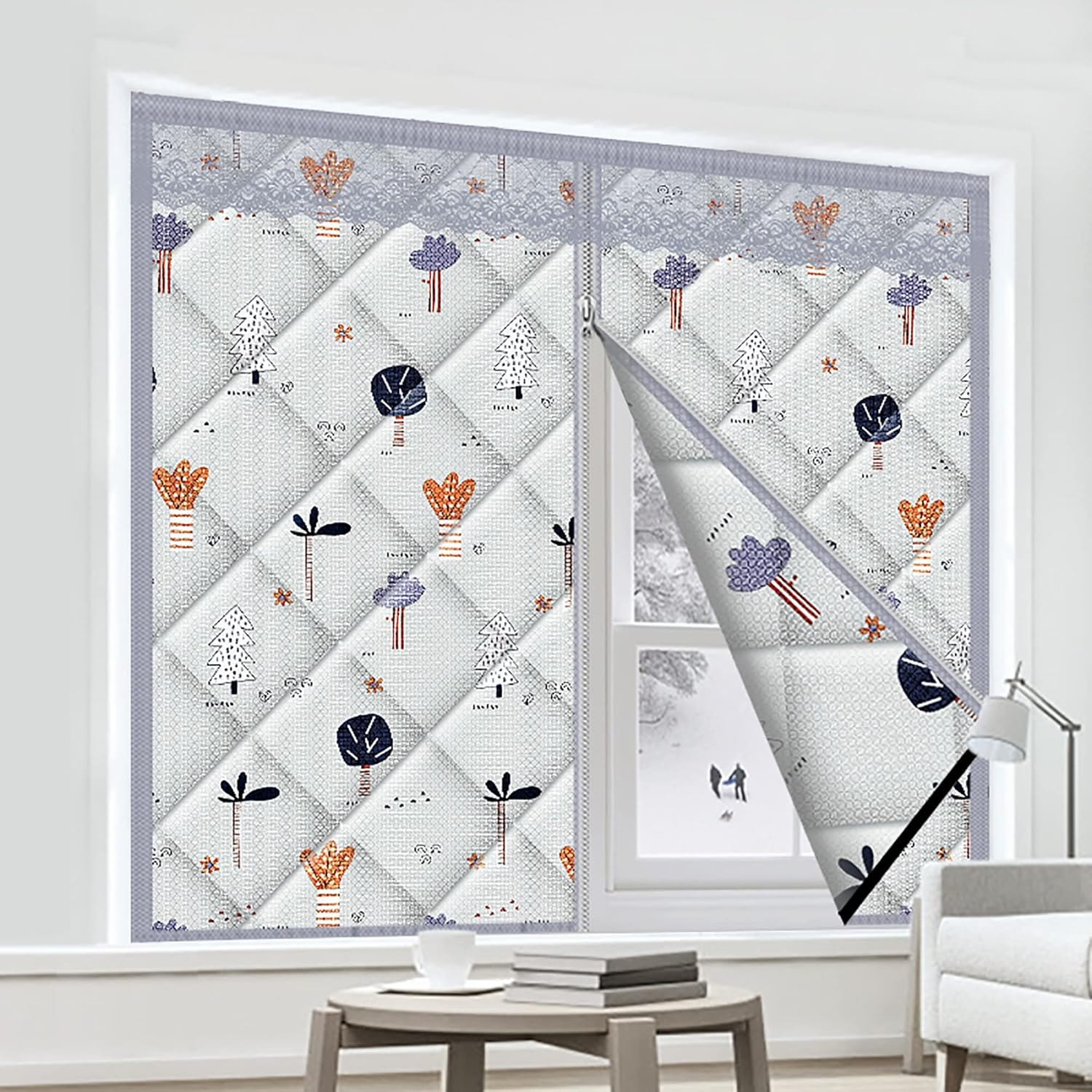 AYVADA Warmth Retention Curtain,Thermal Insulated Curtains