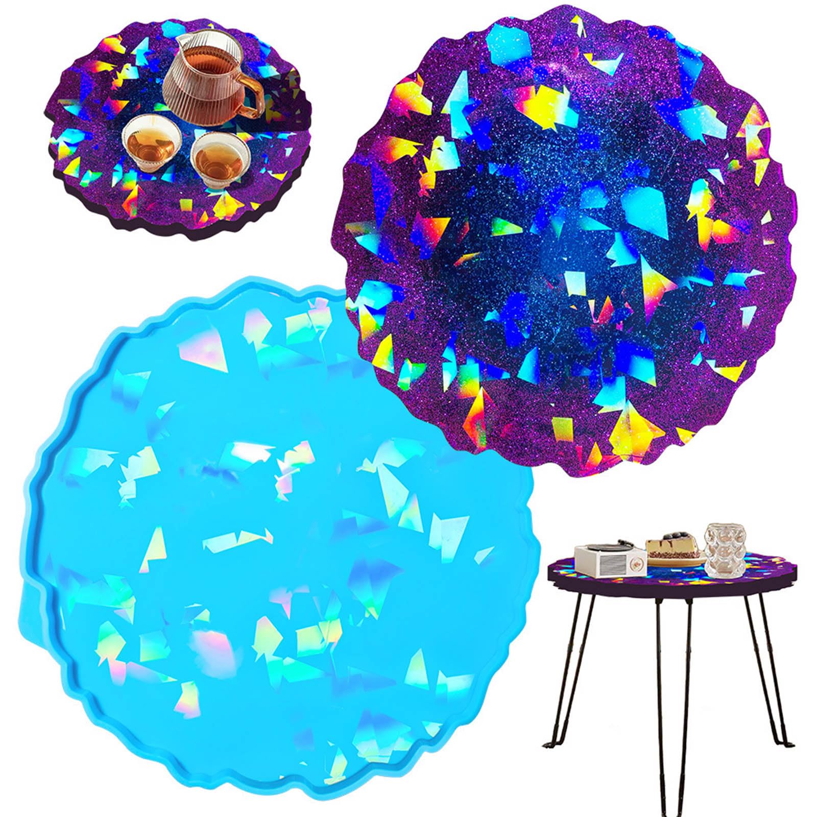 Irregular Shape Tray Molds Earring Jewelry Storage Tray Resin Mold Plate Dish Container Resin Mold