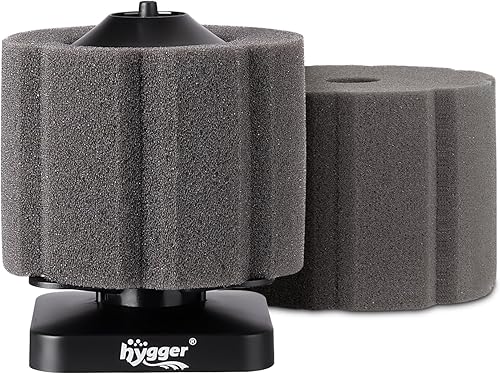 hygger Filtro de esponja pequeña para acuario de 3  30 galones Betta Breeding Fry Camarones Caracoles Tanque de peces Filtros de aire de espuma