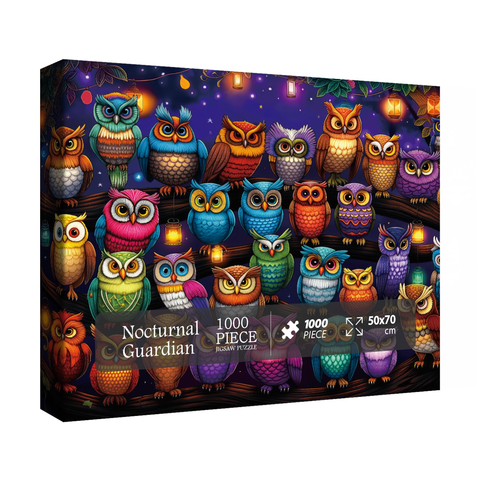 Amazon.com: Colorful Owl Family Puzzle 1000 Piece for Adult