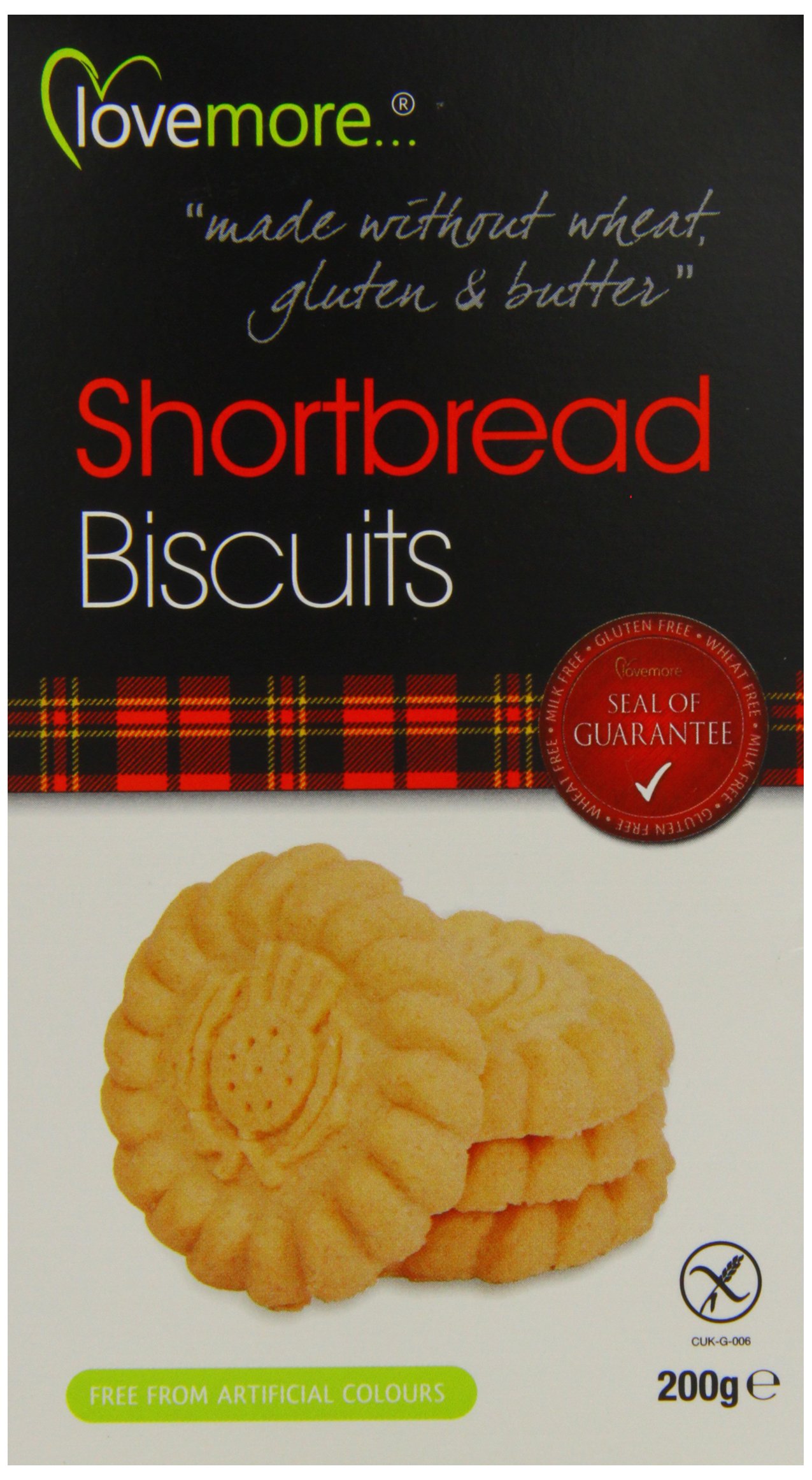 Lovemore Biscuits Sablés - Lot de 6