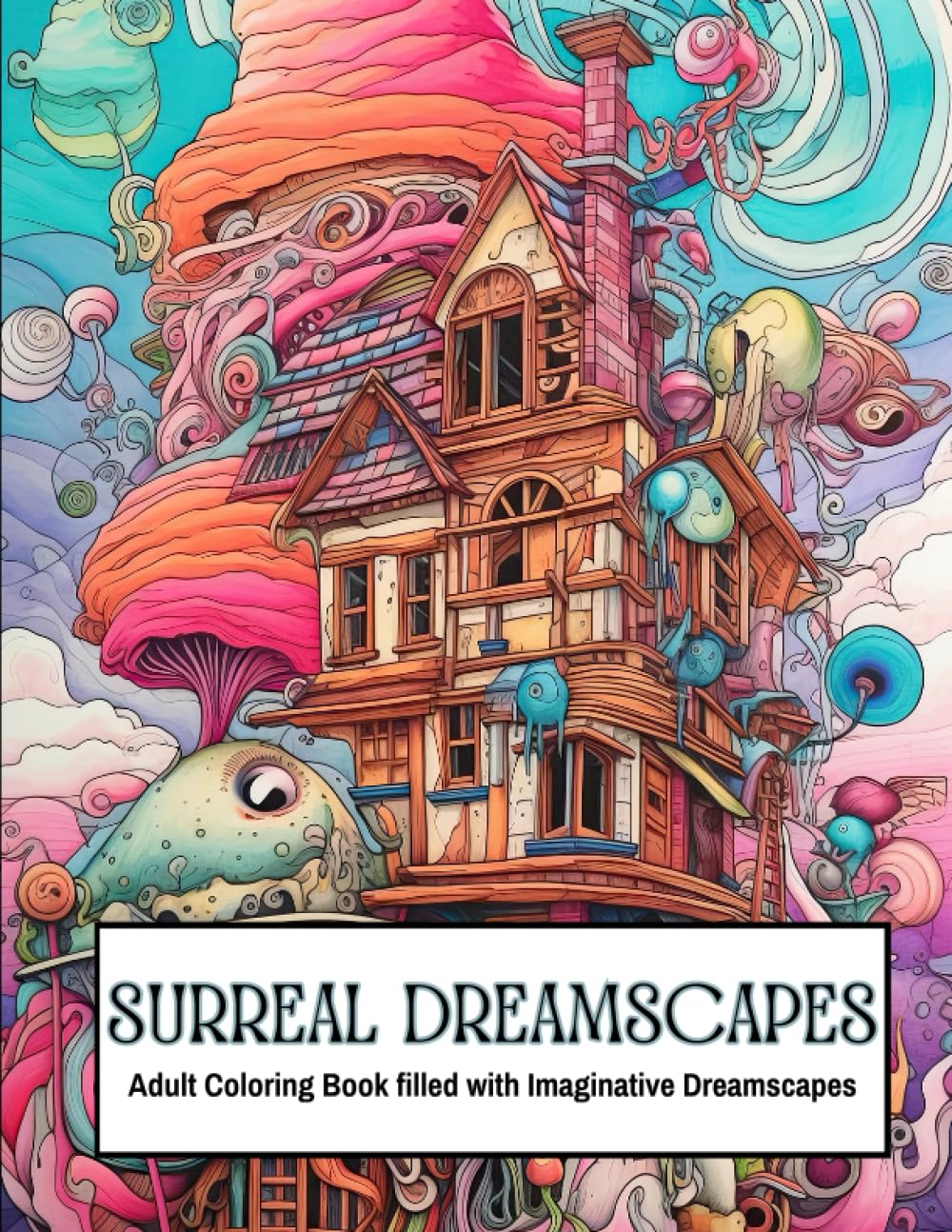 Surreal Dreamscapes: Adult Coloring Book filled with Imaginative Dreamscapes