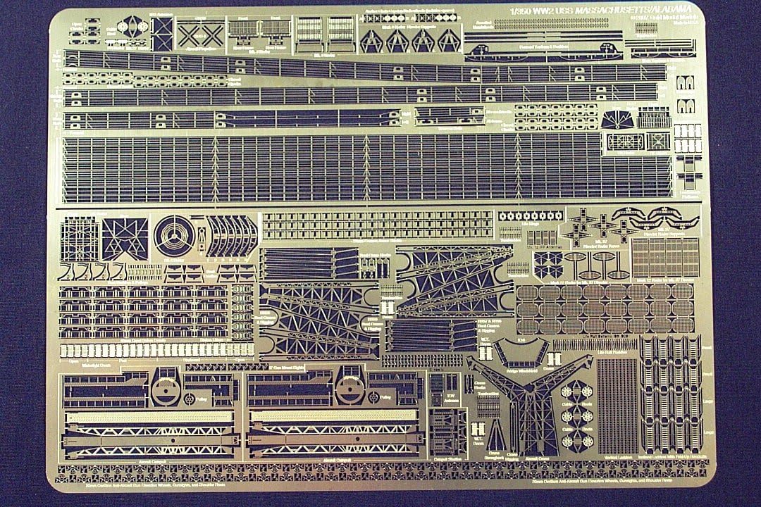 BIBNY Gold Medal Models 1/350 Massachusetts and Alabama 350-41 Photoetch Parts
