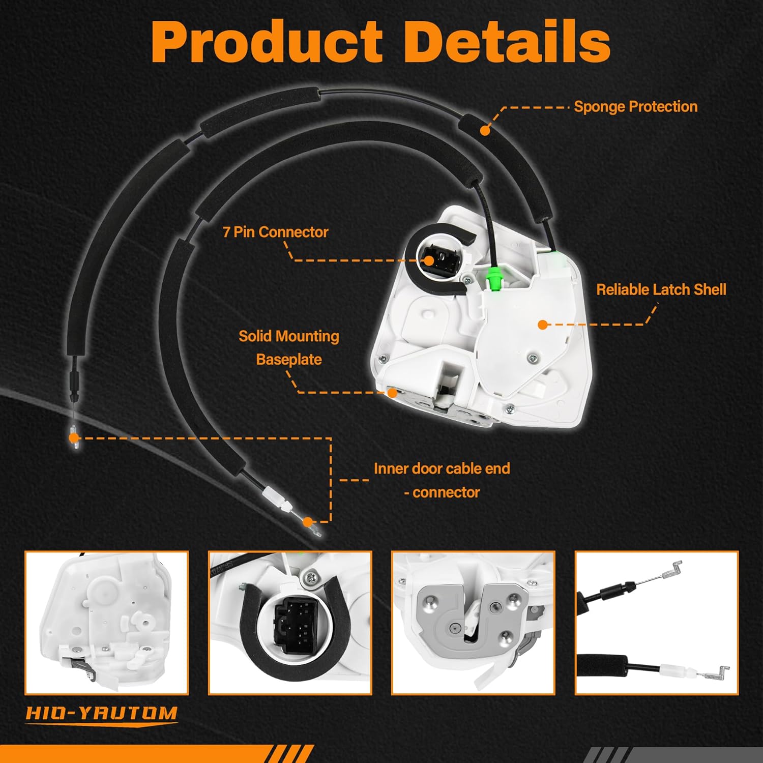 BBM459310E Front Left Driver Side Door Lock Actuator Compatible with Mazda 3 2010-2013 Replacement for BBM459310E Door Latch Assembly Front Left Driver Side