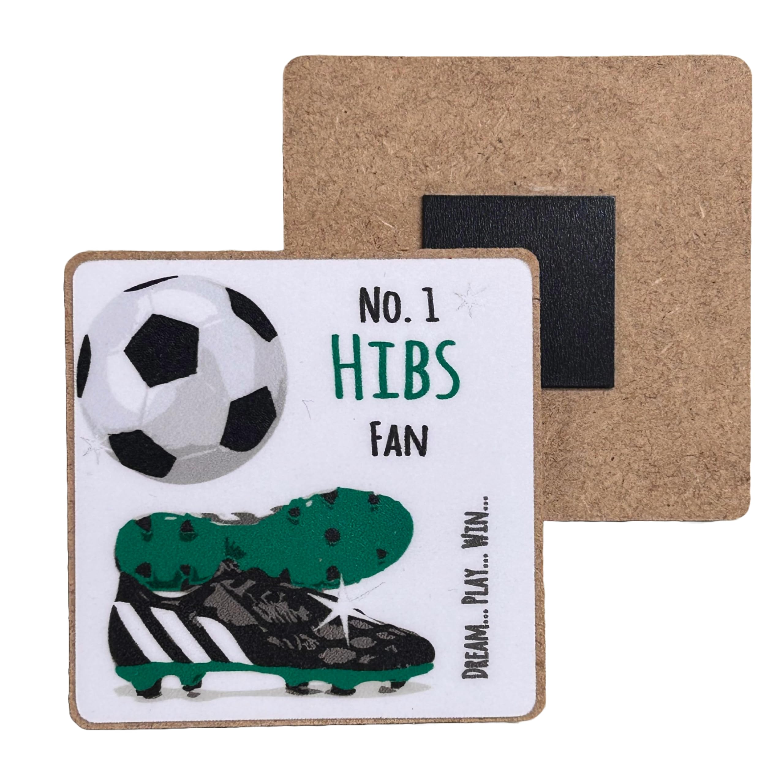 Hibernian Hibs FC Football Club Fan - FRIDGE MAGNET - by WHITE COTTON CARDS (M-FN97)