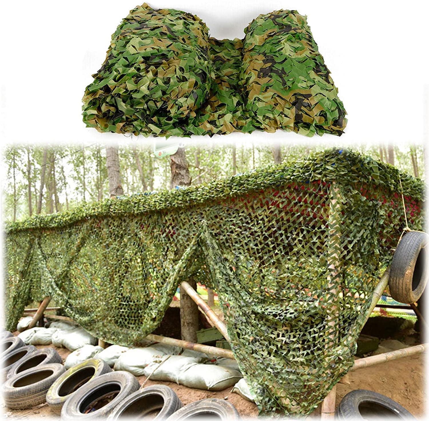 Red Camuflaje Exterior 1.5x10m - Malla Campamento Y Caza
